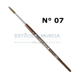 Pincel pelo camello N°7 | Acuarela | Acrílico | Detalles | Precisión