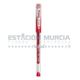 Lápiz Gel Rojo 0.5mm Torre | Escritura Elegante | Trazo Fino