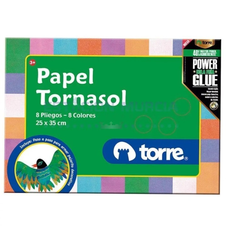 Carpeta Papel Tornasol | Brillo y Distinción | 8 Pliegos - 8 Colores