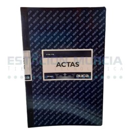 Libro de Actas 50 Hojas | Tamaño Oficio | Hojas Foliadas
