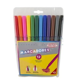 Lápices Scripto 12 Colores Artel | Colores Intensos | Marcadores