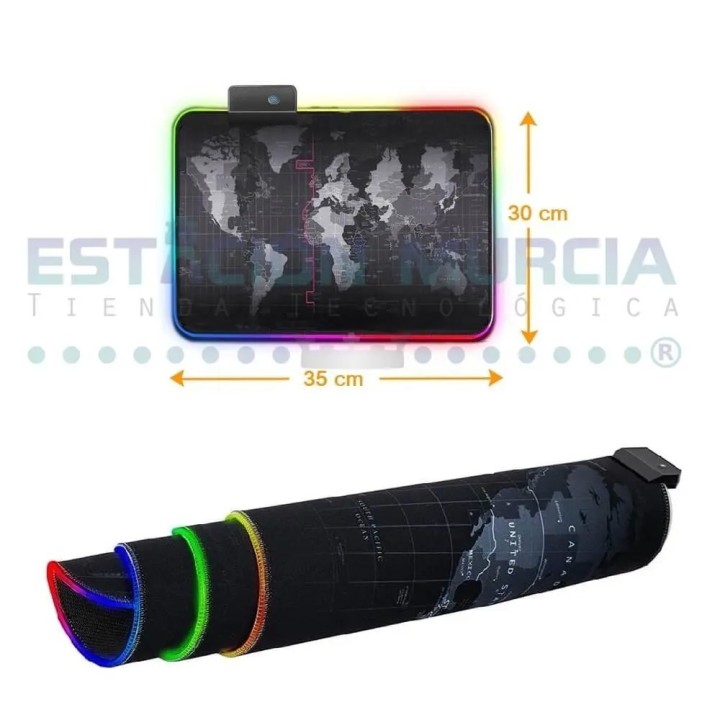 Mouse Pad Gamer con Luces RGB | Precisión | Control | Personalización