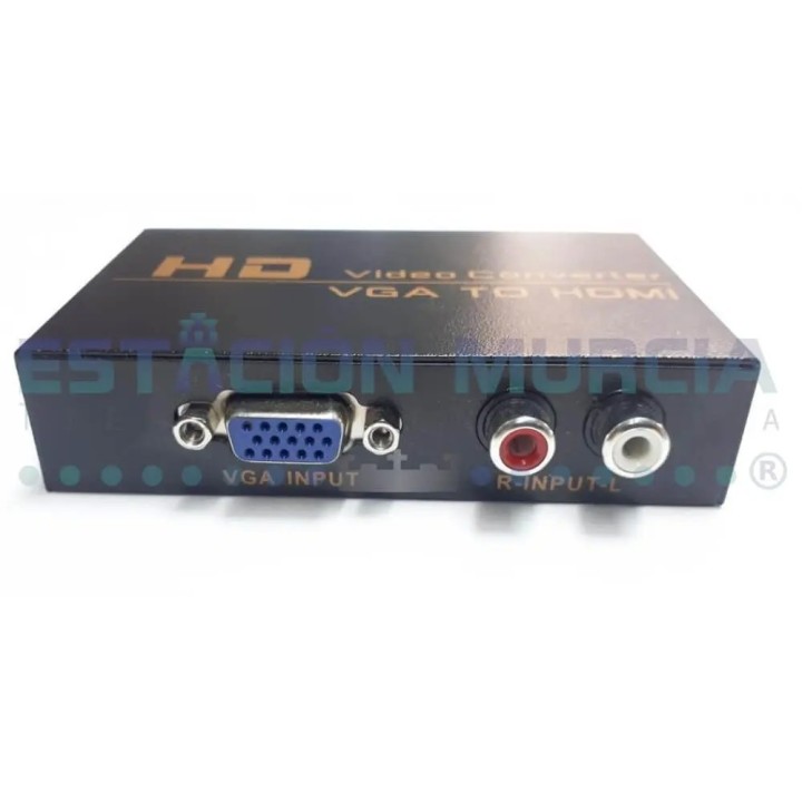 VGA a HDMI Adaptador Conversor | Imagen Digital de Alta Calidad