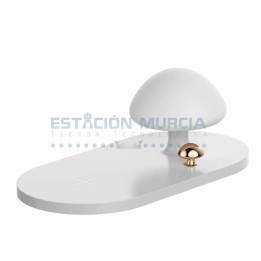 Cargador Inalámbrico Baseus Mushroom Lámpara Led | Carga Inalámbrica