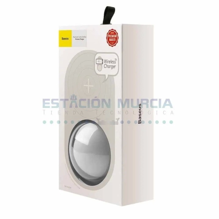Cargador Inalámbrico Baseus Mushroom Lámpara Led | Carga Inalámbrica