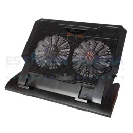 Cooler para Notebook 12"-17" | Doble Ventilador 14cm | Silencioso