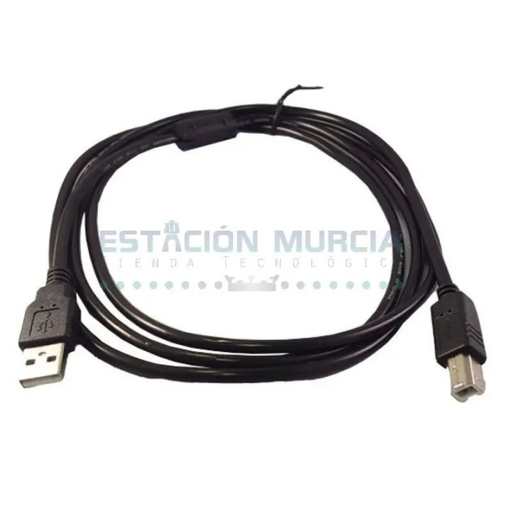 Cable para Impresora USB B Macho a USB A Macho 1.8m | Disco duro