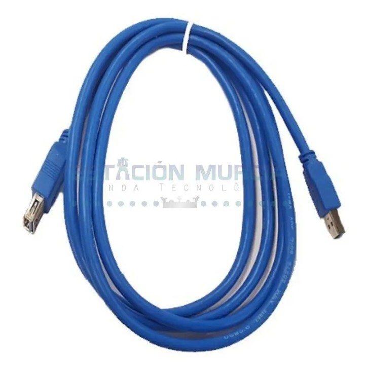 Cable de Extensión USB 3.0 Macho a Hembra 1.8m | Alta Velocidad