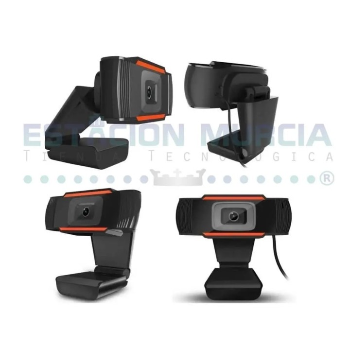 Webcam USB HD 1000 x 720p | Videollamadas Nítidas | Micrófono