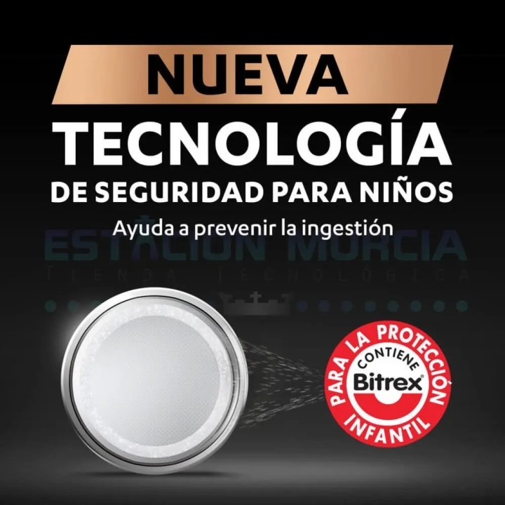 Pilas CR2032 Duracell | Litio Duradero | Seguridad para Niños