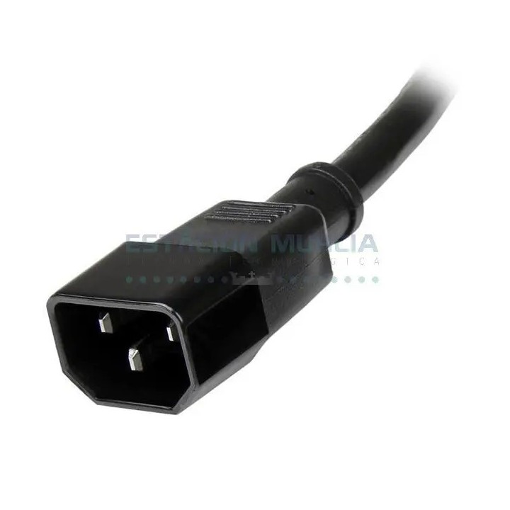 Cable de Extensión de Poder C14 Macho a C13 Hembra, 1.8 m