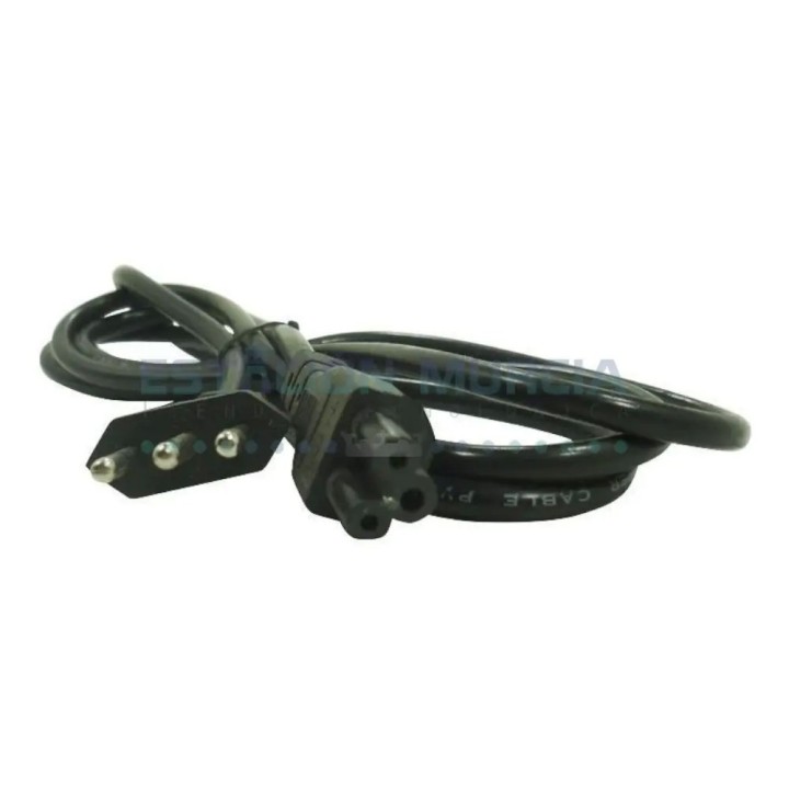 Cable de Poder Trebol para Notebook 1.8m Conector C5