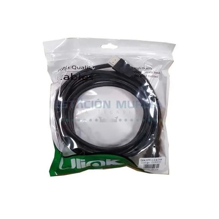 Cable HDMI a HDMI v1.4 10 Metros | 4K, 3D, Alta Fidelidad