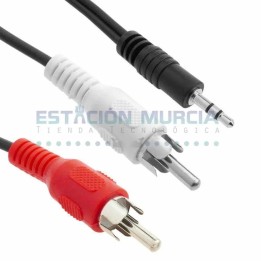 Cable Audio RCA a 3.5mm Estéreo 1.5M | Calidad de Sonido
