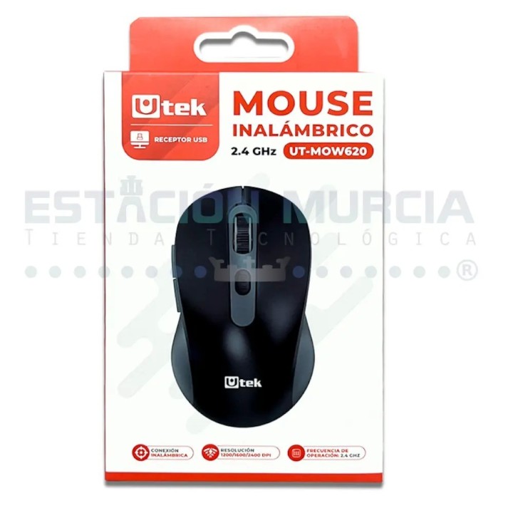 Mouse Inalámbrico 2.4Ghz 6 Botones 2400dpi | Portátil | Precisión
