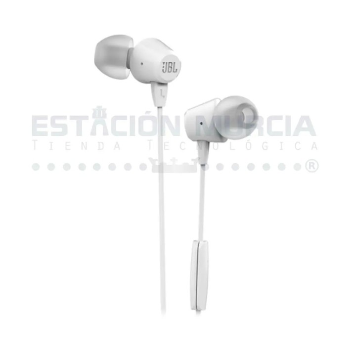 Audífonos JBL C50HI Blancos | Sonido Inmersivo | Graves Profundos
