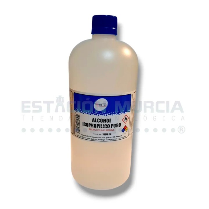 Alcohol Isopropílico Puro 1000cc Limpieza Profunda para Electrónica