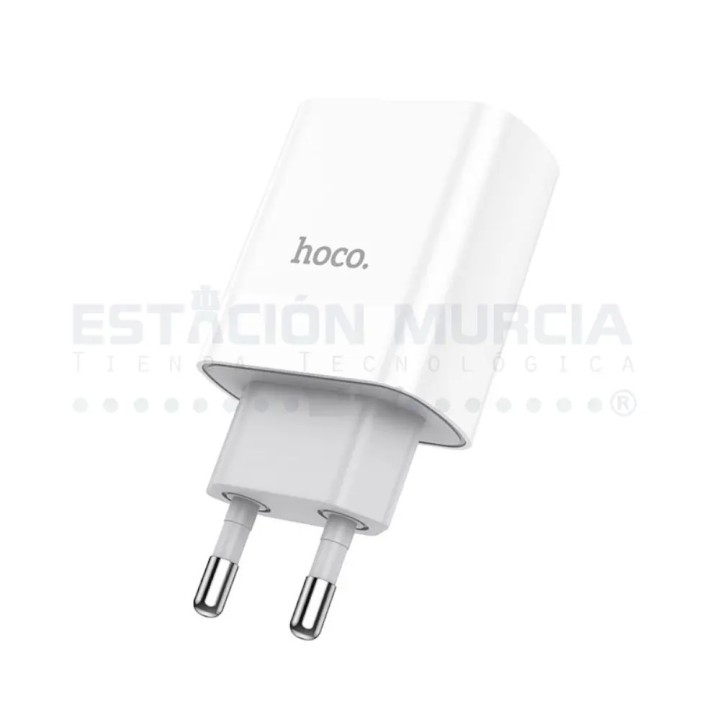 Cargador 20W PD3.0/QC3.0 - Doble Puerto USB y Tipo C, Carga Rápida, Seguro