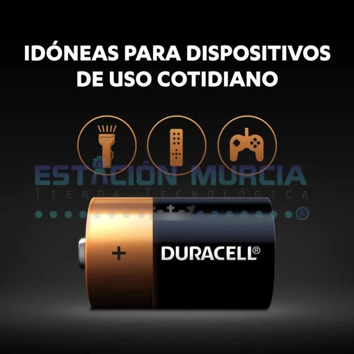 Pilas Duracell Alcalinas C - Máxima Duración y Rendimiento