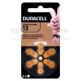 Pilas Duracell Tamaño 13: Sonido claro y duradero para tus audífonos