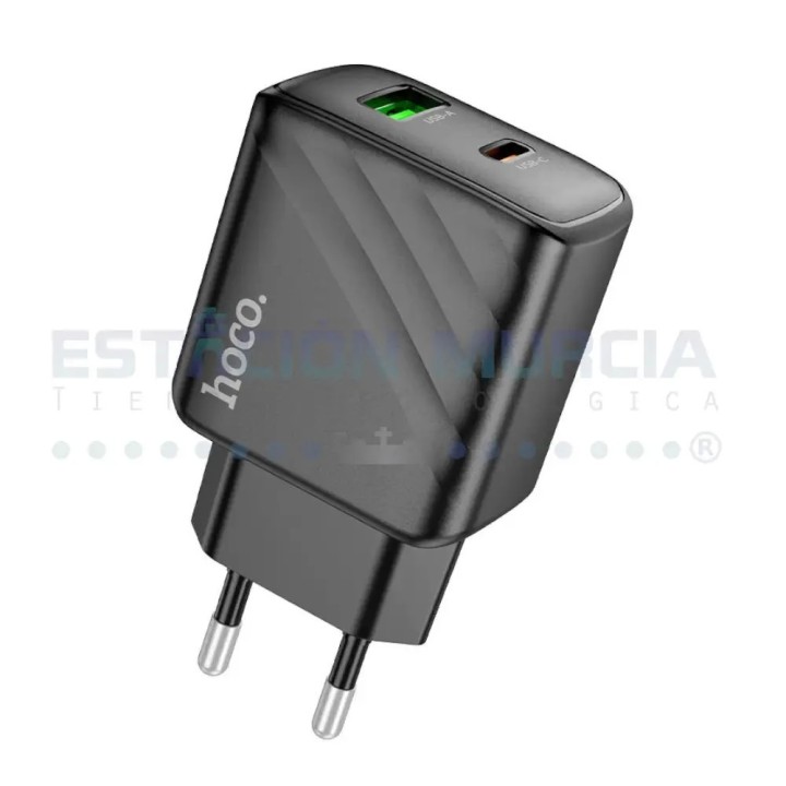 Cargador Rápido 30W USB-C y USB-A + Cable Tipo-C