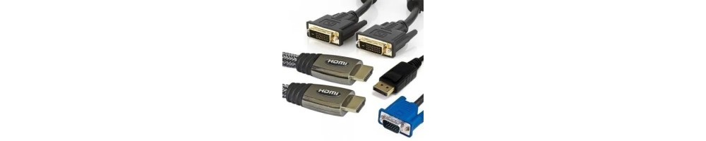 Cables de Video: HDMI, DVI, VGA, DisplayPort y Más en Estación Murcia