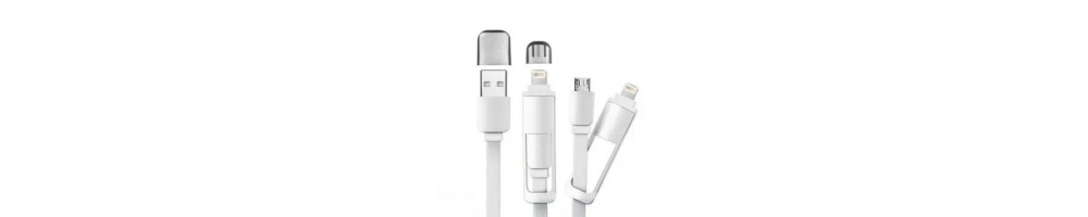 Cables USB: Micro USB, iPhone, Lightning, Tipo C en Estación Murcia